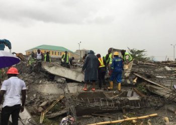 Collapsed shopping complex kills 2, slows movement in Abuja