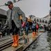 Venice under water as Italy hit by fierce wind and heavy rain