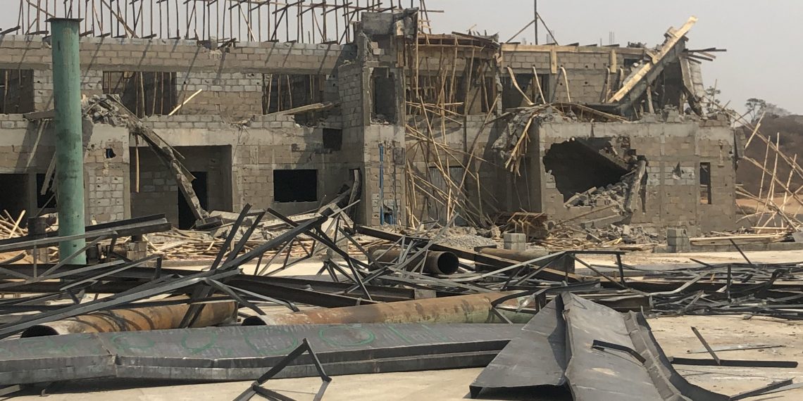 Development Control demolish unidentified structure along Nyanya axis of Abuja