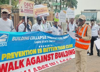 BCPG STAGE WALK AGAINST BUILDING COLLAPSE, LAMENTS NAIRA DEPRECIATION.